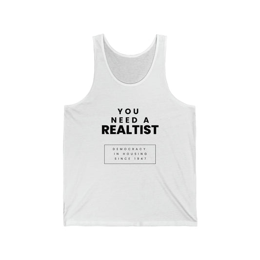 Realtist Unisex Jersey Tank