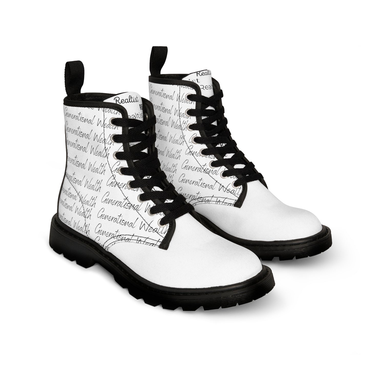 Generational Wealth - Realtist Women's Canvas Boots