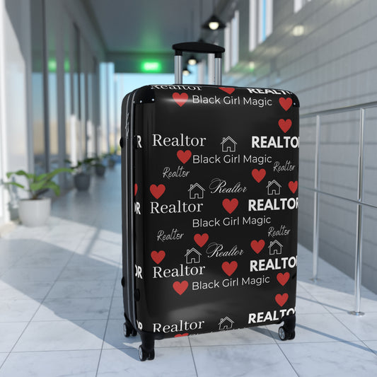 Black Girl Magic Realtor Suitcase